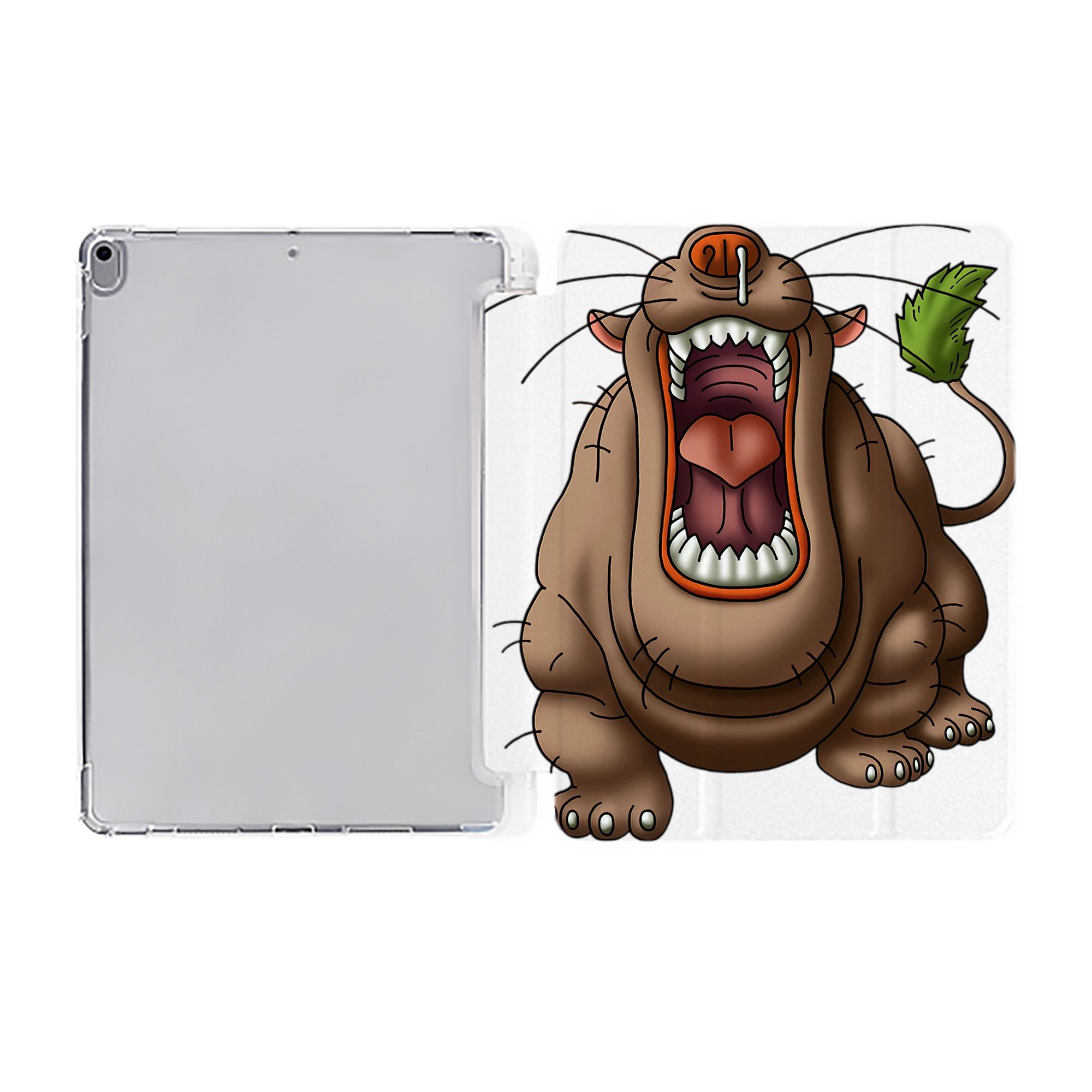 （画像用） ドラゴンクエスト Doragon Kuesuto Dragon Quest IPad ケース ペン収納付き 三つ折りスタンド PUレザー×シリコン 対応機種9.5/10.5/10.9インチ